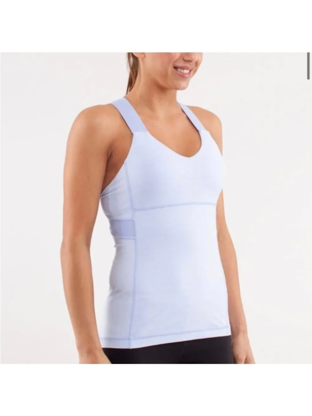 Lululemon Push Your Limits Tank Heathered Lavender Dusk / Lavender Dusk